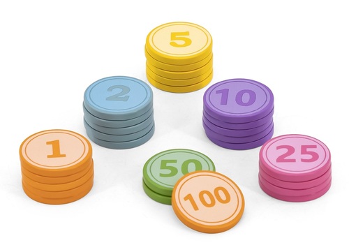 עגלת גלידה גדולה מעץ עם לוח כתיבת תפריט ואביזרי משחק