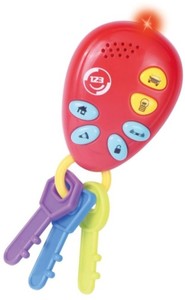 מחזיק מפתחות אורקולי עם 5 אפקטים ו 3 מפתחות נשכן