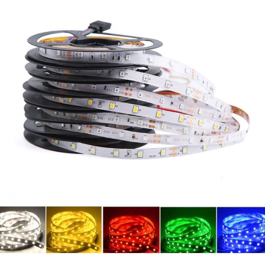 פס לד באורך 5 מטר -RGB מחליף צבעים (לא מוגן מים)