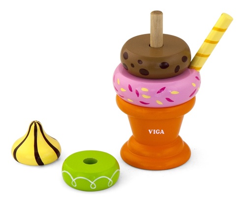 גביע גלידה סאנדיי 6 חלקים - כתום