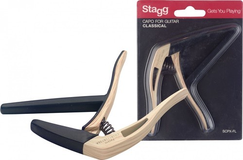 קאפו לגיטרה קלאסית Stagg SCPX-FL CLWOOD 