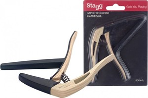 קאפו לגיטרה קלאסית Stagg SCPX-FL CLWOOD