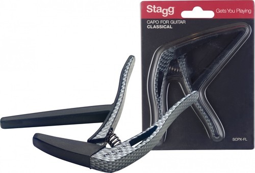 קאפו לגיטרה קלאסית Stagg SCPX-FL CARBON 