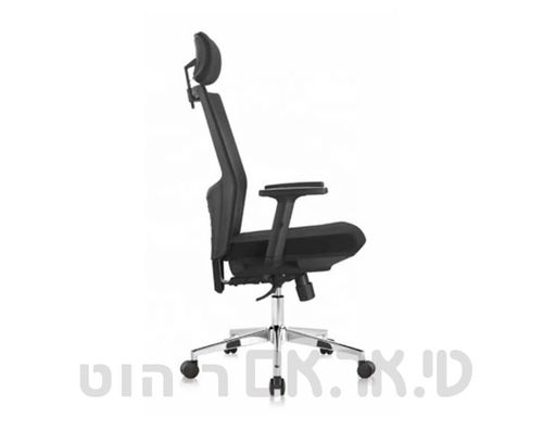 כסא דגם ונוס כולל משענת ראש מושב שחור