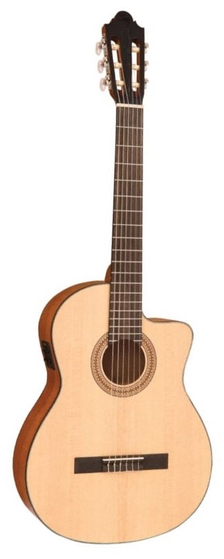 גיטרה קלאסית מוגברת Santos Martinez Estudio Cutaway