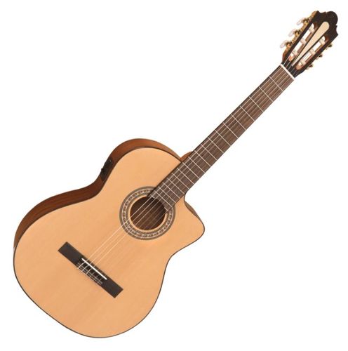 זוית נוספת Santos Martinez Preludio Cutaway Electro-Classic Guitar 