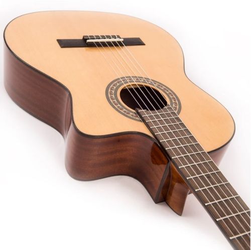 זוית נוספת Santos Martinez Preludio Cutaway Electro-Classic Guitar 