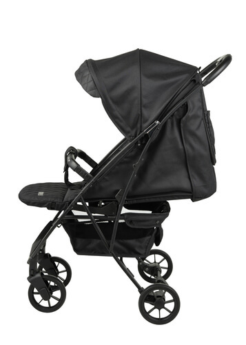 טיולון וייפר VYPER ריפוד אפור ידית שחורה שלד שחור SPORT LINE