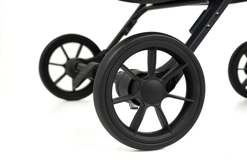 טיולון וייפר VYPER ריפוד אפור ידית שחורה שלד שחור SPORT LINE