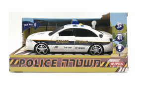 רכב משטרה אורות וצלילים
