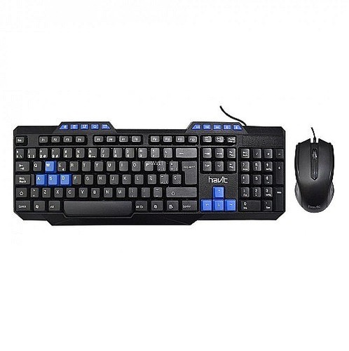 סט מקלדת ועכבר חוטי havit KB657 CM - Havit - מקלדות ועכברים