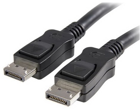 כבל DISPLAYPORT זכר-זכר באורך 1.8 מטר, תומך 1080P@60hz CABLE-570LC-1.8