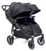 עגלת תאומים צרה בייבי מונסטרס Easy Twin 4 עם מדרך רגלים מתכוונן -(צבע בסיס טיולון שחור) בייבי מונסטרס-Baby Monsters  צפי אספקה סוף אוגוסט