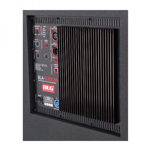 סאב וופר מוגבר 18*2,  BLG BLA-SUB218A 4000Watt