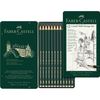 סט 12 יח' עפרונות רישום '9000' Faber Castell [5B-5H]