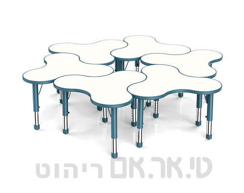 שולחנות צורניים דגם תלתן 