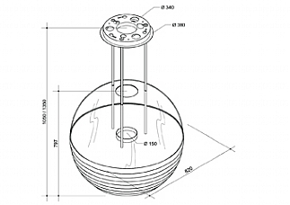 קולט אדים דגם: LV-I-601