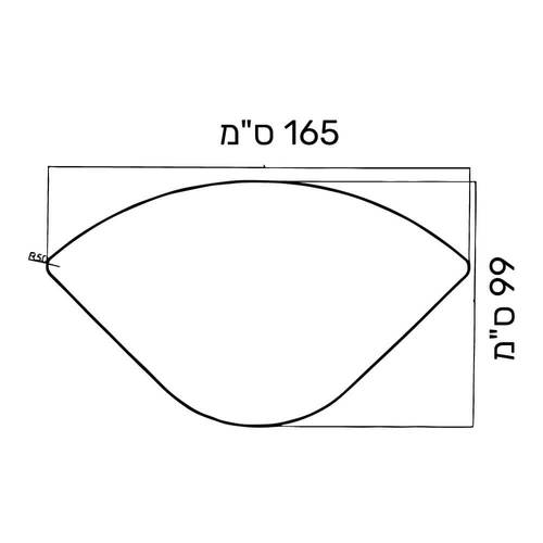 שרטוט פלטה עלה
