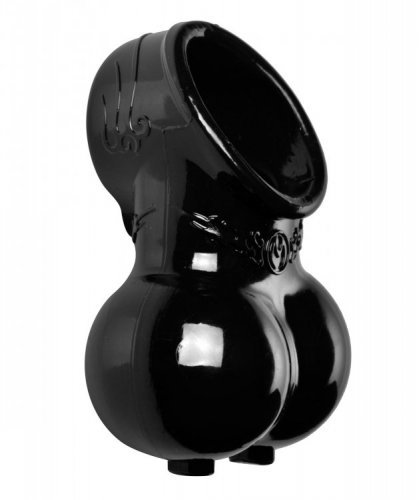 טבעת זקפה עם תרמיל לאשכים XR Brands - Squeeze My Sack - Scrotum Pouch 