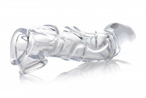 שרוול מאריך עם תוספת של 5 ס"מ לאיבר המין XR Brands - 2 Inch Clear Extender Sleeve