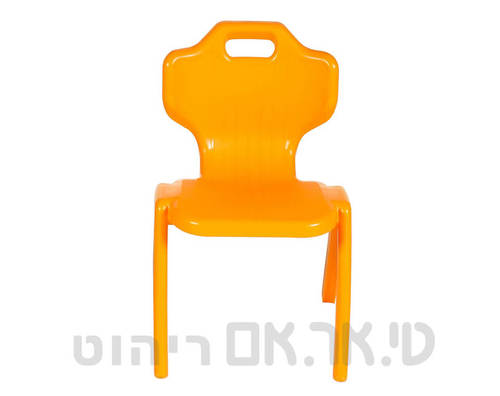כסא פלסטיק יצוק כתום