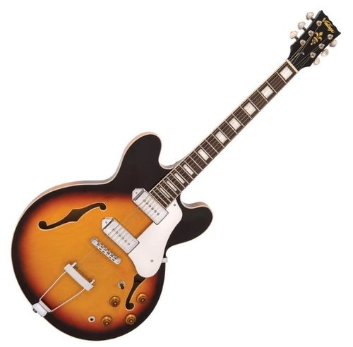 זוית נוספת Vintage VSA500P ReIssued Semi Acoustic Guitar ~ Vintage Sunburst  Vintage VSA500P ReIssued Semi Acoustic Guitar ~ Vintage Sunburst  Vintage VSA500P ReIssued Semi Acoustic Guitar ~ Vintage Sunburst