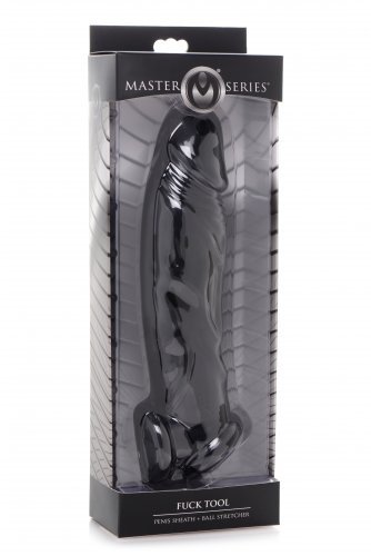 שרוול אלונקה לאיבר המין XR Brands - Fuk Tool Penis Sheath and Ball Stretcher