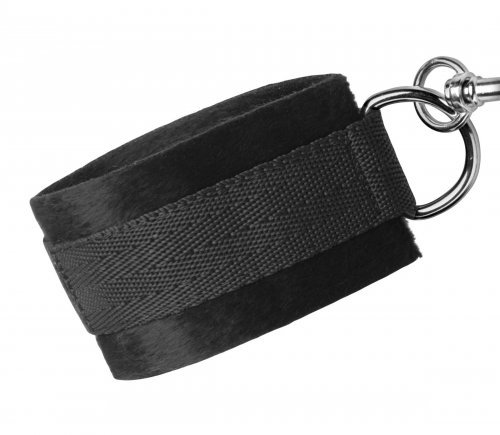 סט אזיקי ידיים ורגליים איכותיים מבד  XR Brands - Beginner Fleece Hog Tie System