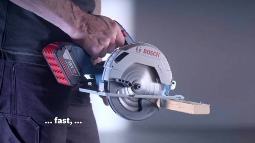 משור עגול נטען GKS 18V-57G - סוללות 4AH