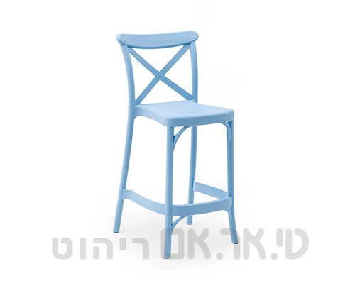 כסא בר קפרי תכלת