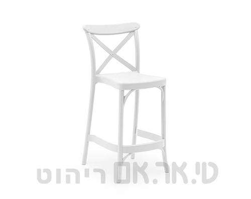 כסא בר קפרי לבן