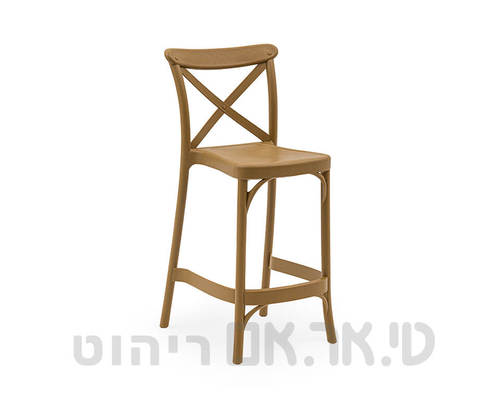 כסא בר קפרי דמוי עץ
