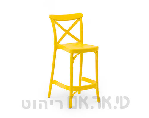 כסא בר קפרי צהוב