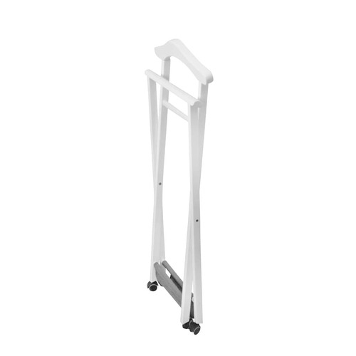 מעמד בגדים מתקפל לבן NELSON Folding clothing valet