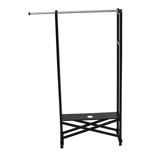 מעמד לתליית בגדים טלסקופי מתקפל שחור ELIOS Folding coat rack 