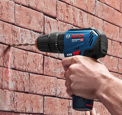 מברגה/מקדחה רוטטת ללא פחמים BOSCH GSB 12V-30 