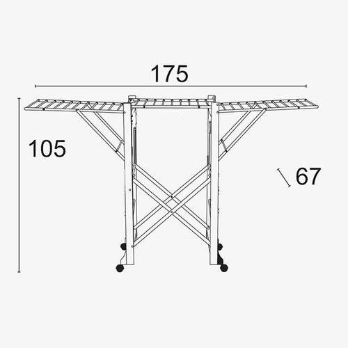 מתקן ייבוש כביסה דובדבן AIRONE drying rack