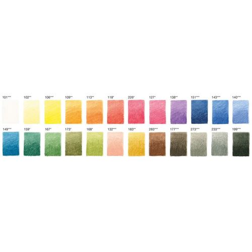 סט 24 עפרונות פסטל PITT קפ' פח Faber Castell
