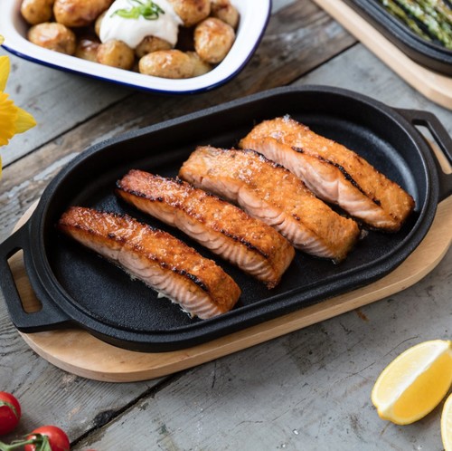 תבנית ברזל יצוק Cast Iron Sizzler Pan