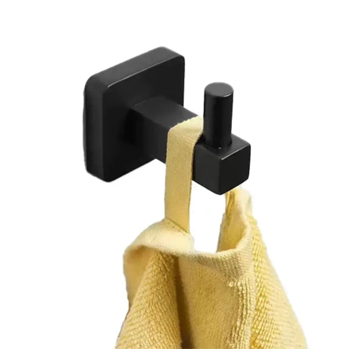 קולב מגבות דגם 600 שחור מט  (קידוח) G42