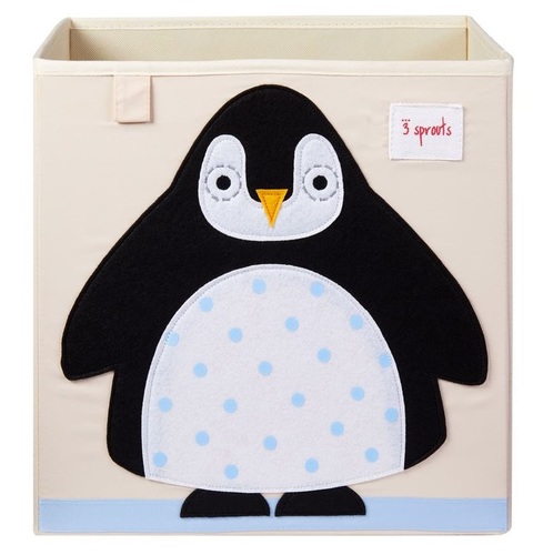 קופסת אחסון מעוצבת לצעצועים - פינגווין