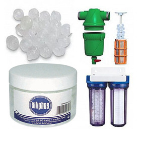 ערכת מילוי סיליפוס 500 גרם למונע אבנית מבית Siliphos - זמין במלאי