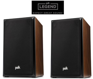 זוג רמקולים מדפיים מבית POLK AUDIO דגם LEGEND L100