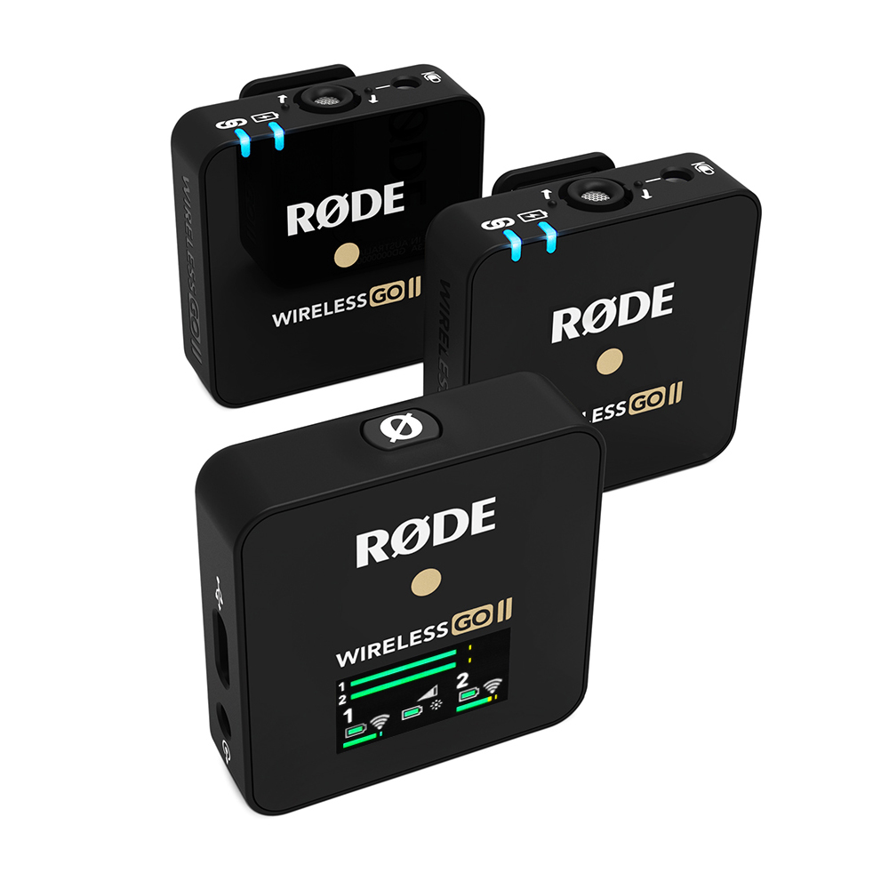 מערכת מיקרופון אלחוטית Rode Wireless GO II