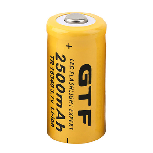 סוללה 16340 נטענת CR123A 3.7V 2500mah