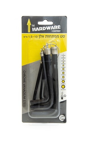 סט מפתחות אלן כדורי, 10 יח', AMSETR, HARDWARE