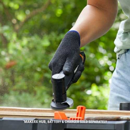 משחזת זווית נטענת בראשלס + 2 סוללות 4 אמפר WORX WX741.9 BRUSHLESS 20V