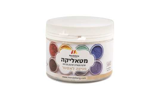 אבקת איבוק פנינה לאסטר 50 גרם מנדלברג לקישוט עוגות וקינוחים