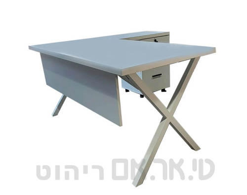 שולחן וקטור בצבע לבן