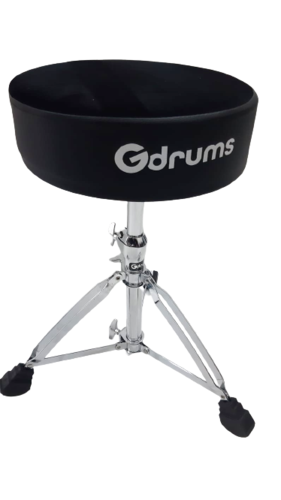 כיסא תופים מתכוונן בצבע שחור DT-200 מבית Gdrums